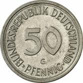 Obverse 50 Pfennig 1979 G