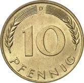 Obverse 10 Pfennig 1969 D