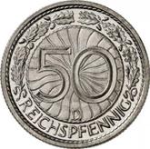Reverse 50 Reichspfennig 1930 D