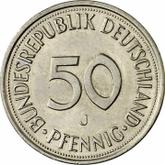 Obverse 50 Pfennig 1981 J