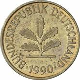 Reverse 5 Pfennig 1990 F