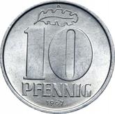 Obverse 10 Pfennig 1967 A