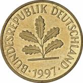 Reverse 5 Pfennig 1997 A