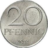 Obverse 20 Pfennig 1971