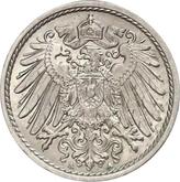 Reverse 5 Pfennig 1891 A