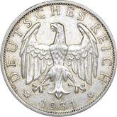 Obverse 2 Reichsmark 1931 J