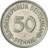 Obverse 50 Pfennig 1993 J