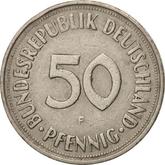 Obverse 50 Pfennig 1971 F