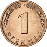 Obverse 1 Pfennig 1979 D