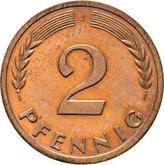 Obverse 2 Pfennig 1959 J