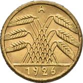 Reverse 5 Reichspfennig 1926 A