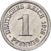 Obverse 1 Pfennig 1916 G