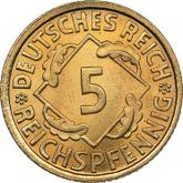 Obverse 5 Reichspfennig 1935 A