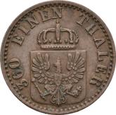 Obverse 1 Pfennig 1868 B