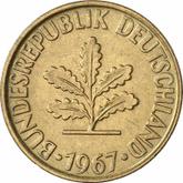 Reverse 10 Pfennig 1967 D