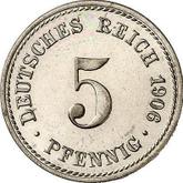 Obverse 5 Pfennig 1906 A