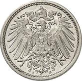 Reverse 5 Pfennig 1897 E