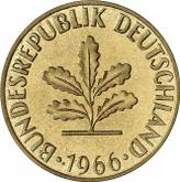 Reverse 5 Pfennig 1966 J