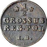 Reverse 1/2 Grosz 1780 EB