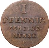 Reverse 1 Pfennig 1830 C