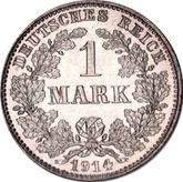 Obverse 1 Mark 1914 E