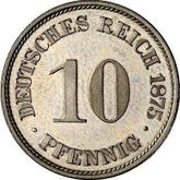 Obverse 10 Pfennig 1875 A