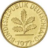 Reverse 10 Pfennig 1972 F