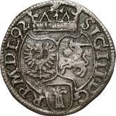 Reverse Schilling (Szelag) 1592 IF Poznań Mint