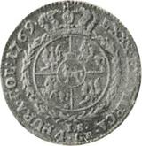 Reverse 1 Zloty (4 Grosze) 1769 IS