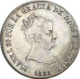 Obverse 4 Reales 1838 S DR