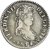 Obverse 1 Real 1814 C SF