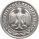 Obverse 50 Reichspfennig 1931 A