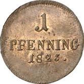 Reverse 1 Pfennig 1823