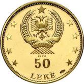 Reverse 50 Lekë 1970 Gjirokastër