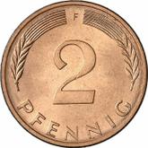 Obverse 2 Pfennig 1976 F