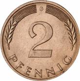 Obverse 2 Pfennig 1981 G