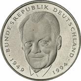 Obverse 2 Mark 1997 A Willy Brandt
