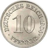 Obverse 10 Pfennig 1904 E