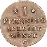 Reverse 1 Pfennig 1817 C