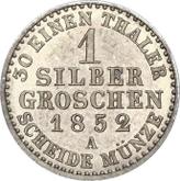Reverse Silber Groschen 1852 A