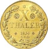 Reverse 10 Thaler 1834 CvC