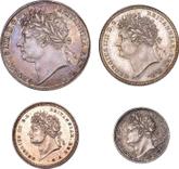 Obverse Coin set 1824 Maundy