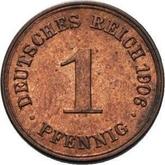 Obverse 1 Pfennig 1906 F