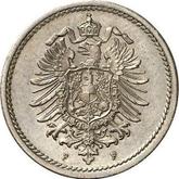 Reverse 5 Pfennig 1876 F