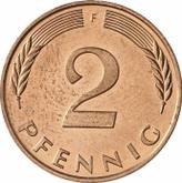 Obverse 2 Pfennig 1997 F