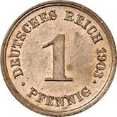 Obverse 1 Pfennig 1903 E