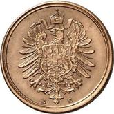 Reverse 1 Pfennig 1876 E