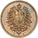 Reverse 1 Pfennig 1876 C