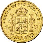 Reverse 4 Peso 1868