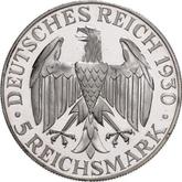 Obverse 5 Reichsmark 1930 E Zeppelin